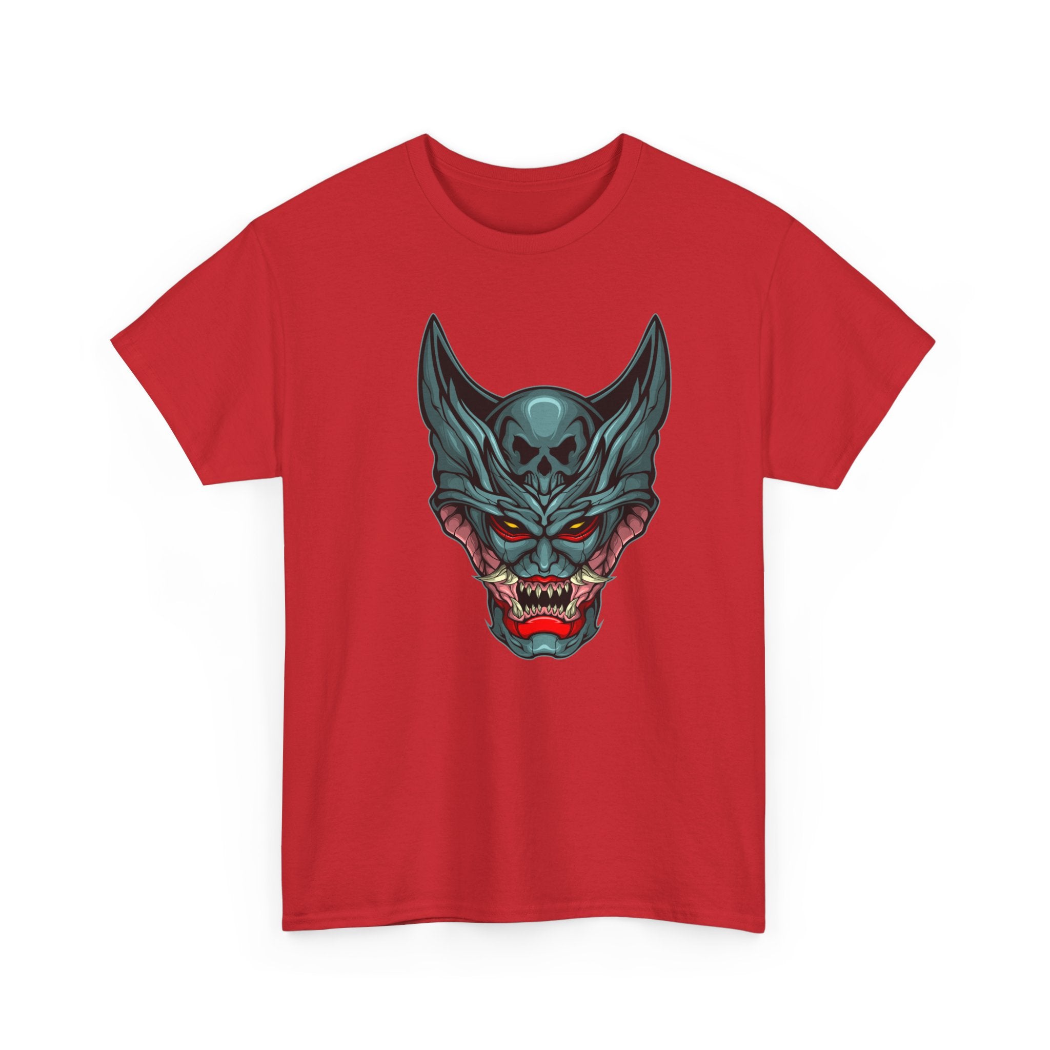 Demonic Bat Mask Graphic Tee