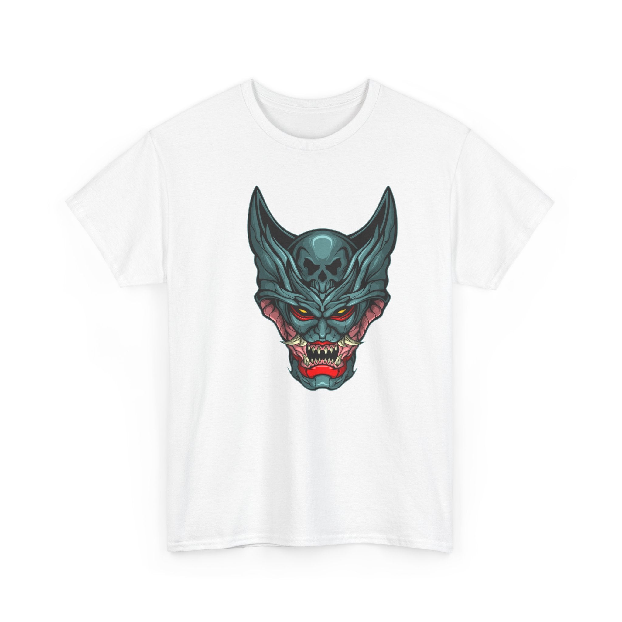 Demonic Bat Mask Graphic Tee