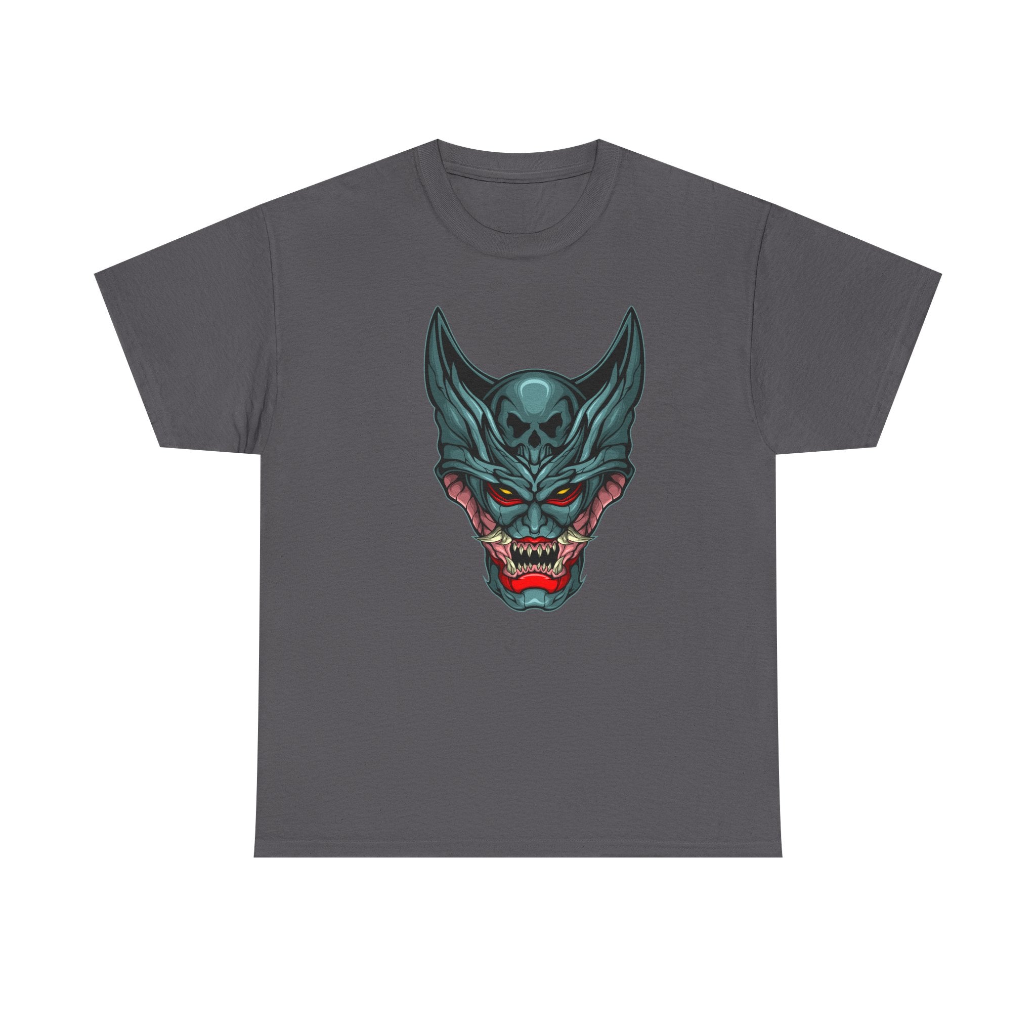Demonic Bat Mask Graphic Tee
