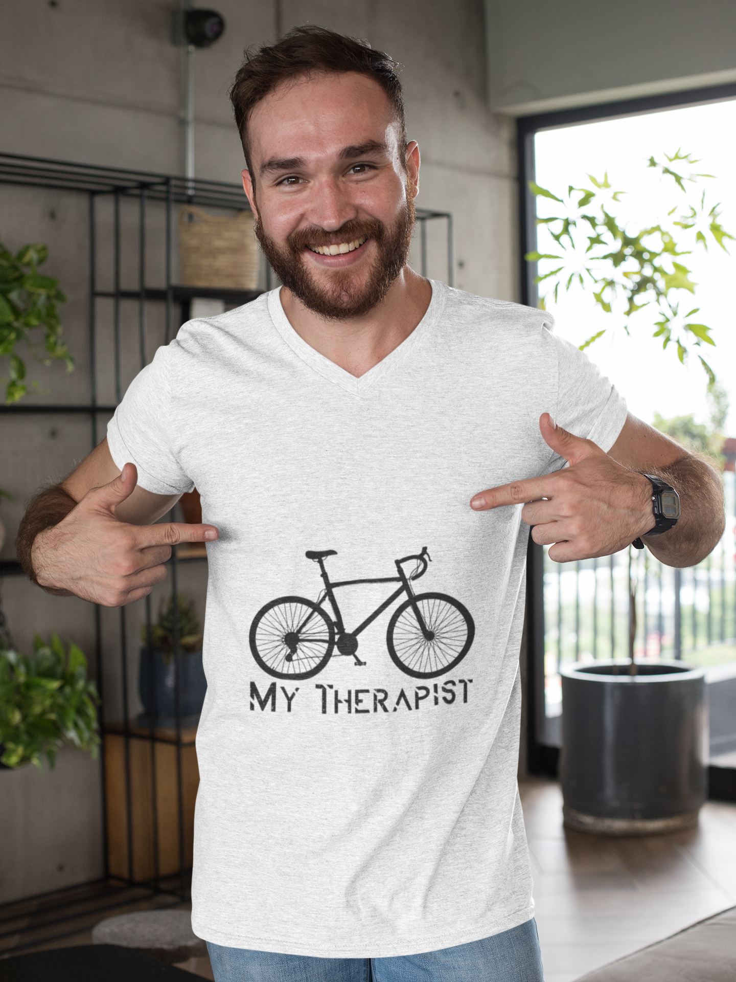 Bicycle My Therapist Tee