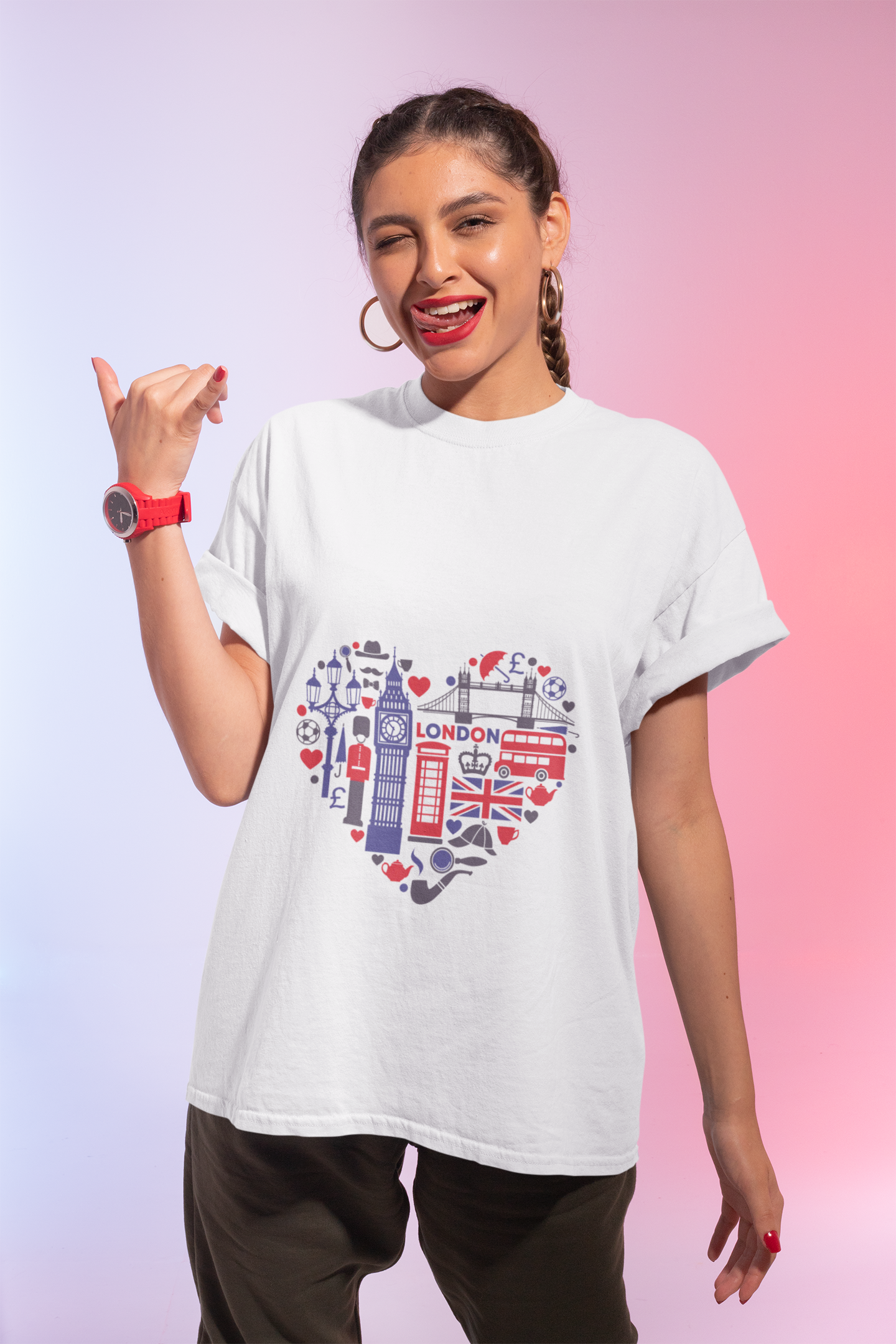 London Heart Graphic Tee