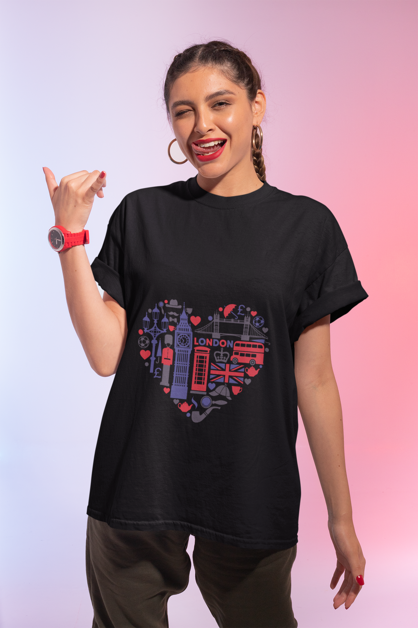 London Heart Graphic Tee