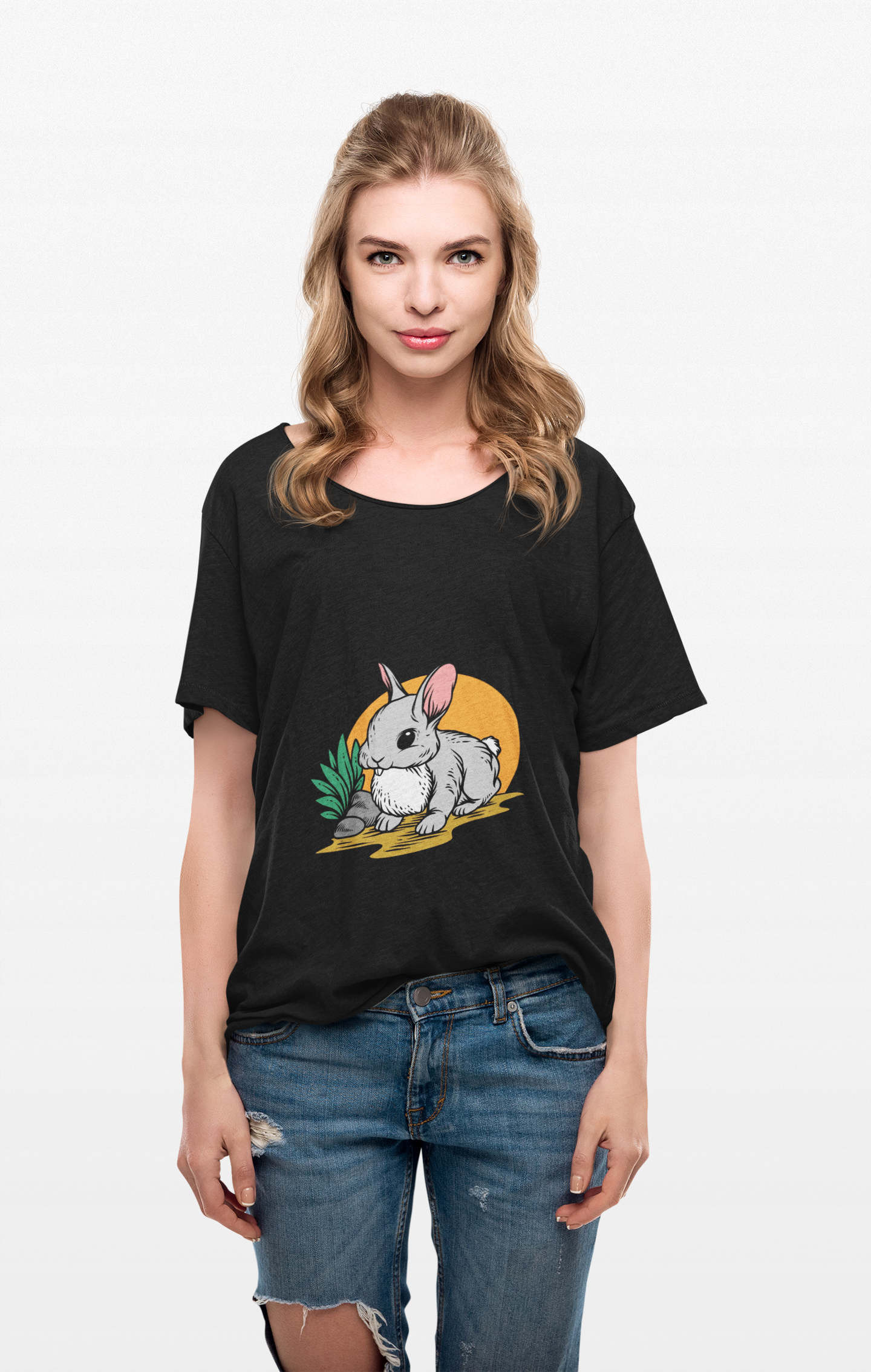 Cute Rabbit Graphic Tee