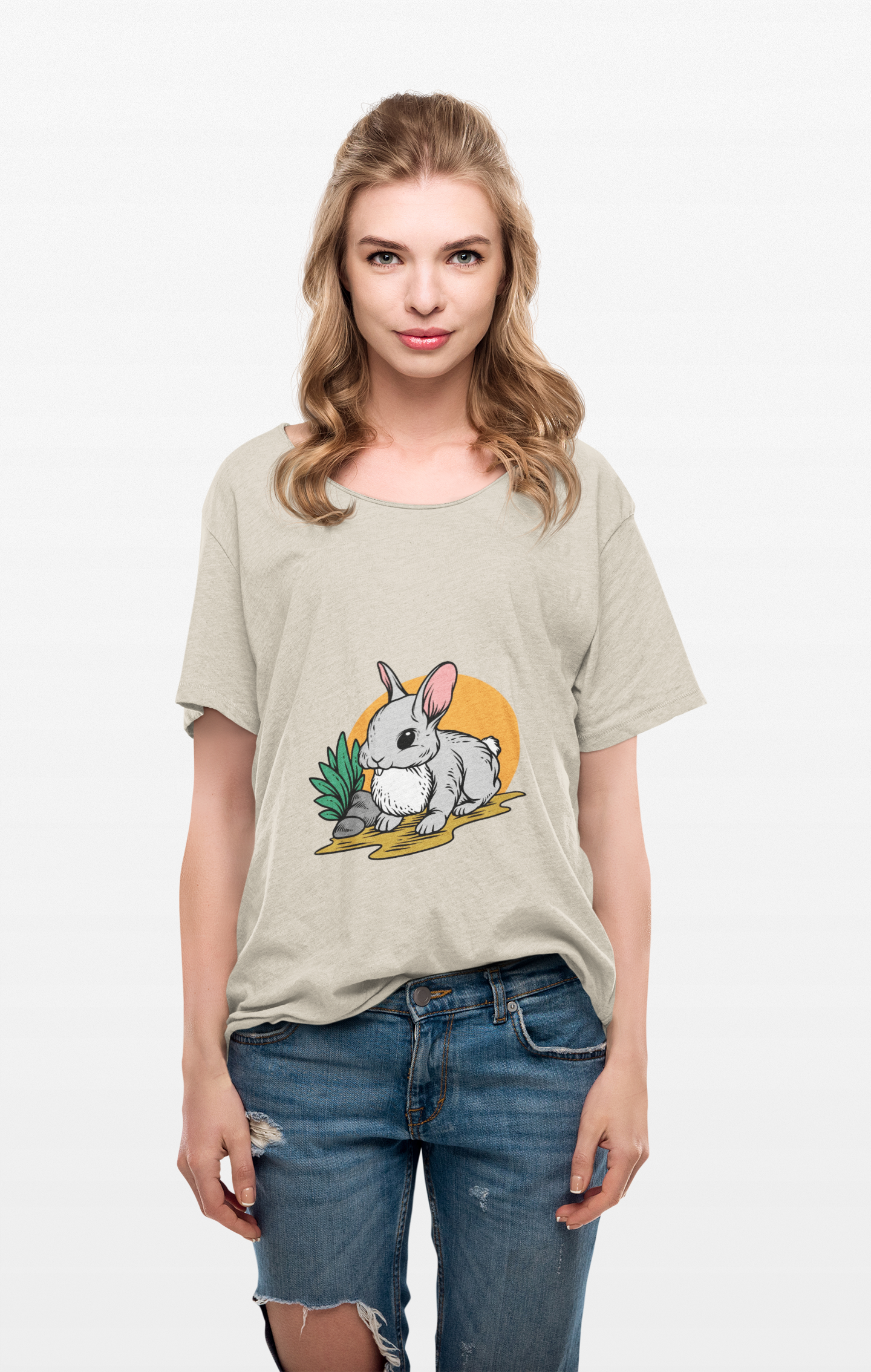 Cute Rabbit Graphic Tee