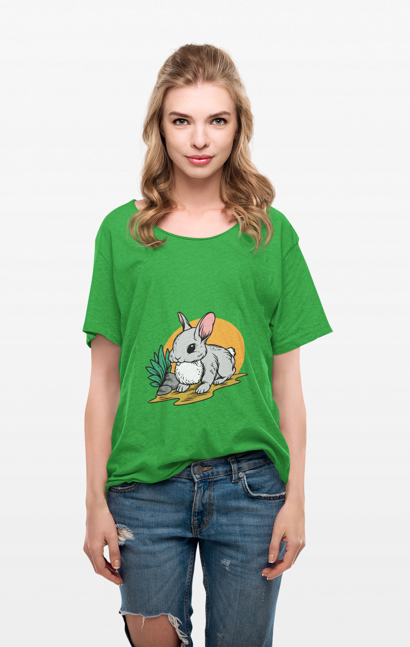 Cute Rabbit Graphic Tee
