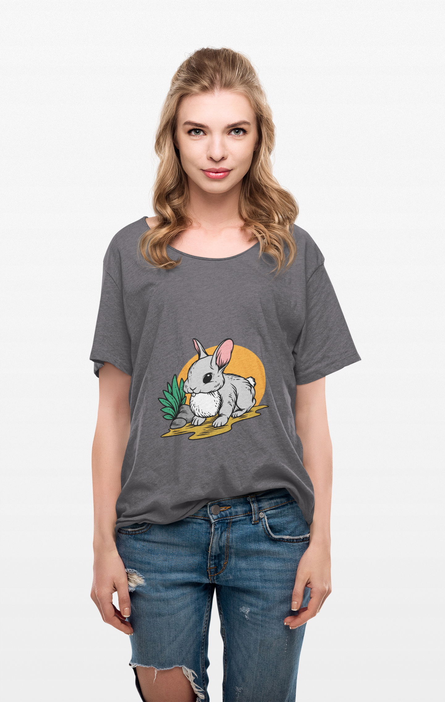 Cute Rabbit Graphic Tee