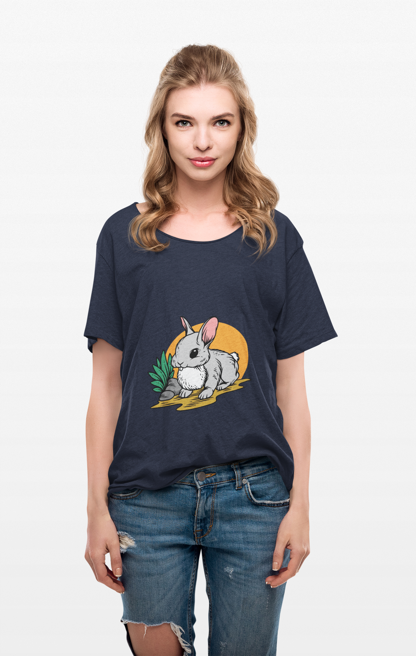 Cute Rabbit Graphic Tee