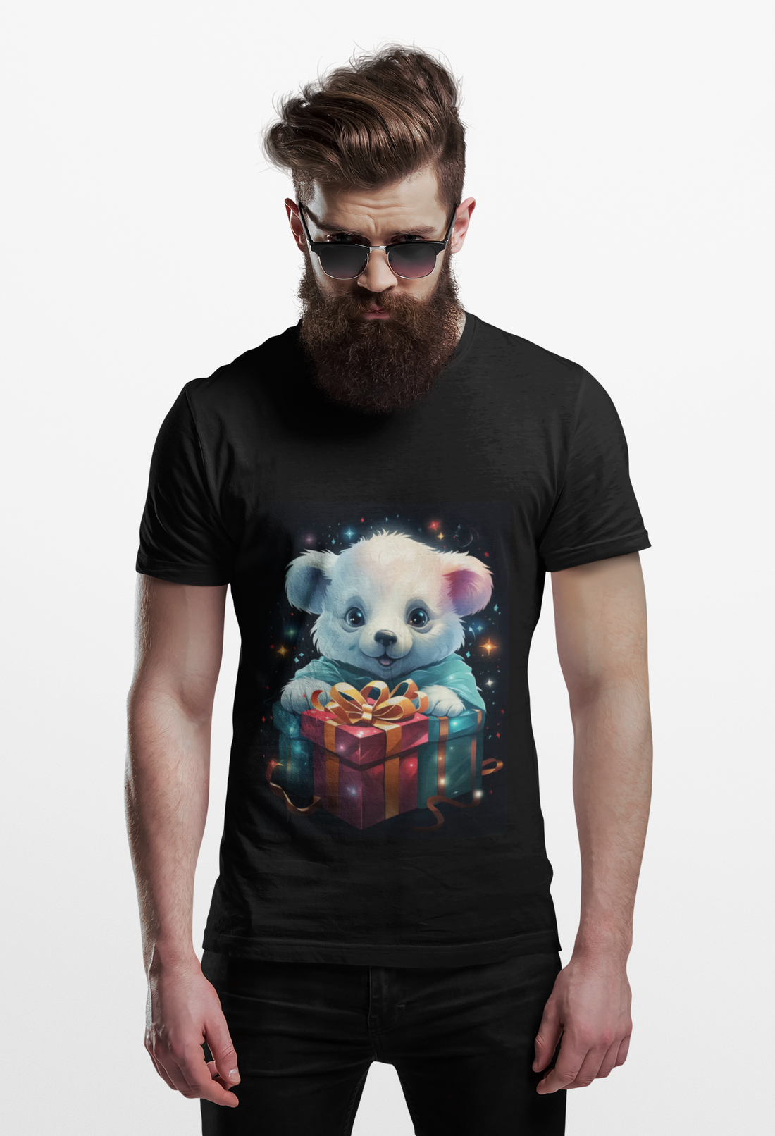Cute Polar Bear with Gift Tee