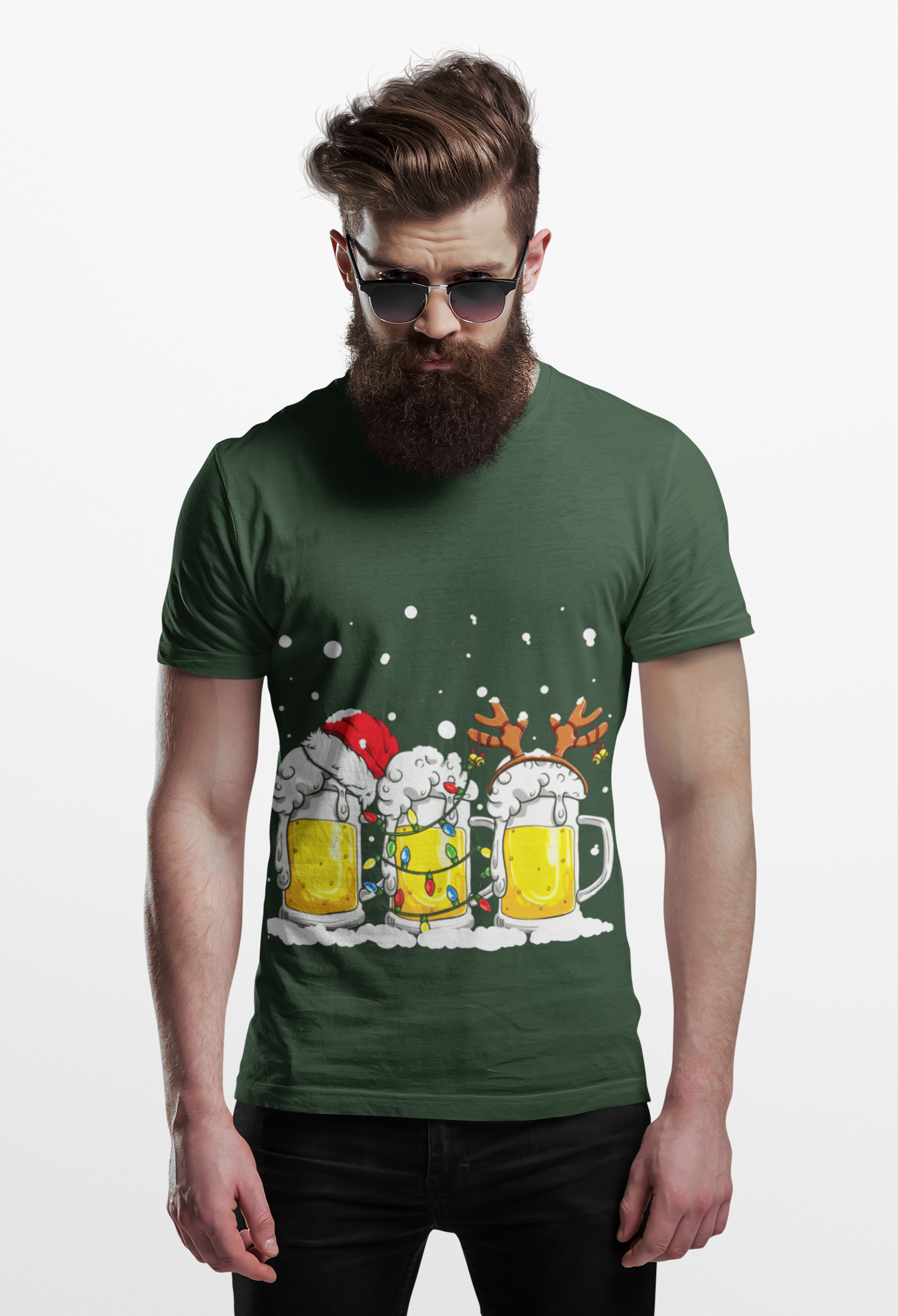 Christmas Beer Mug Tee