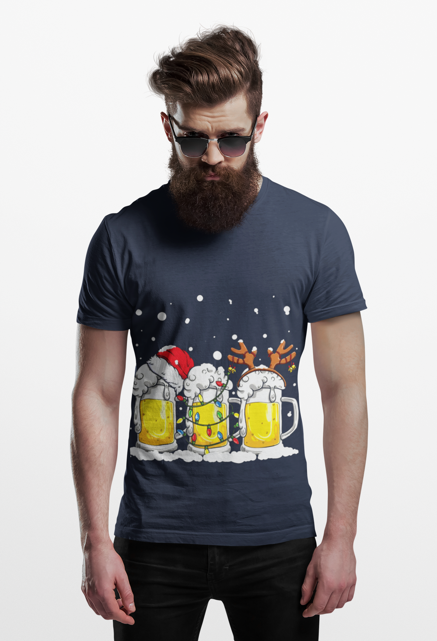 Christmas Beer Mug Tee