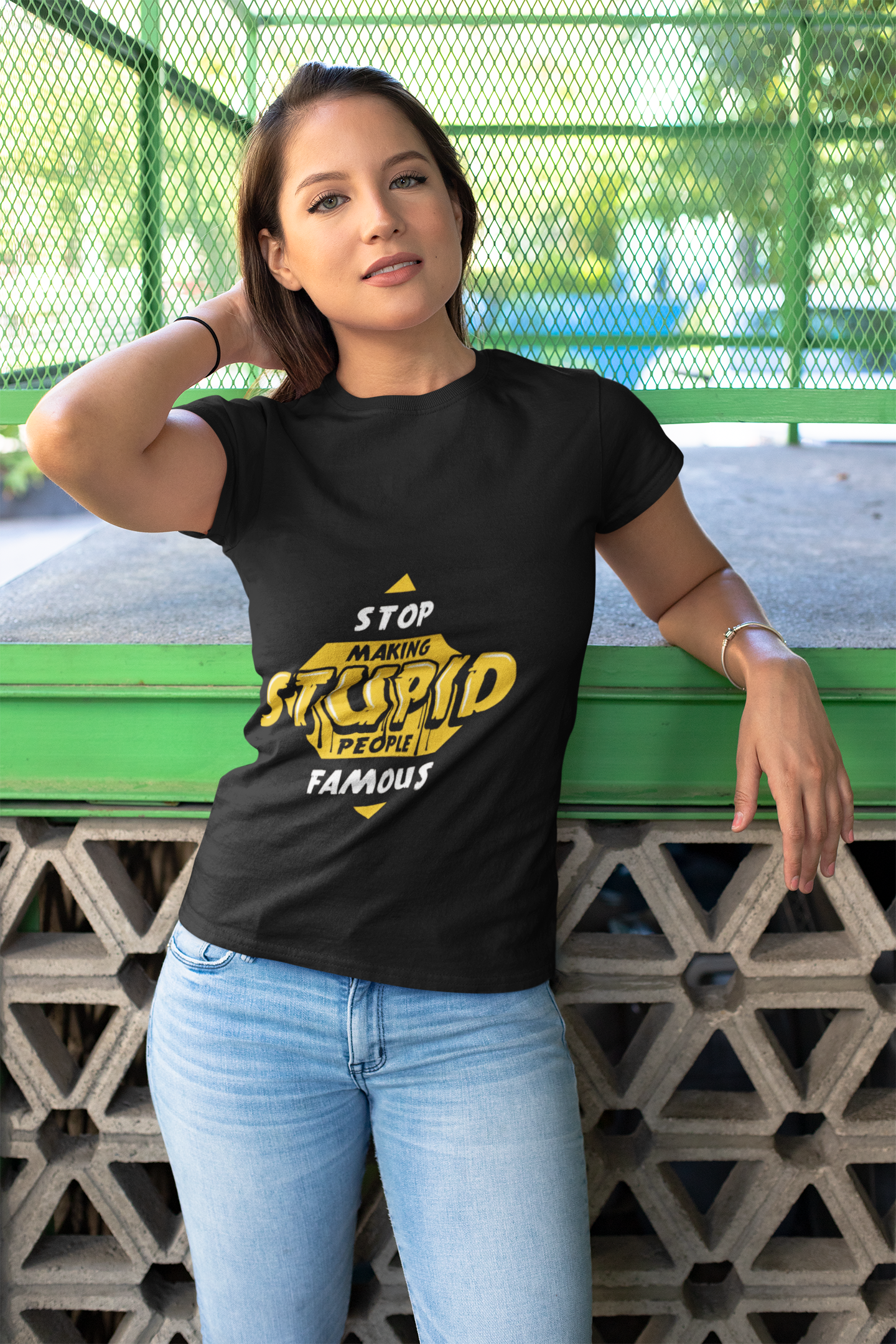 Stop Making Stupid People Famous Graphic Tee