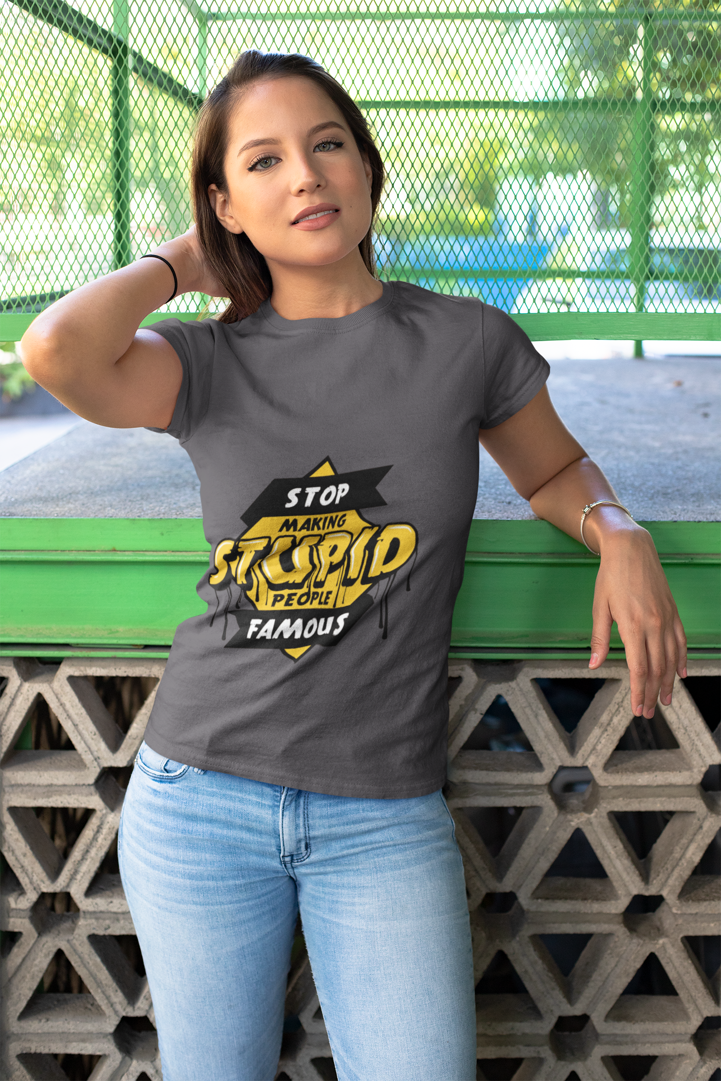 Stop Making Stupid People Famous Graphic Tee