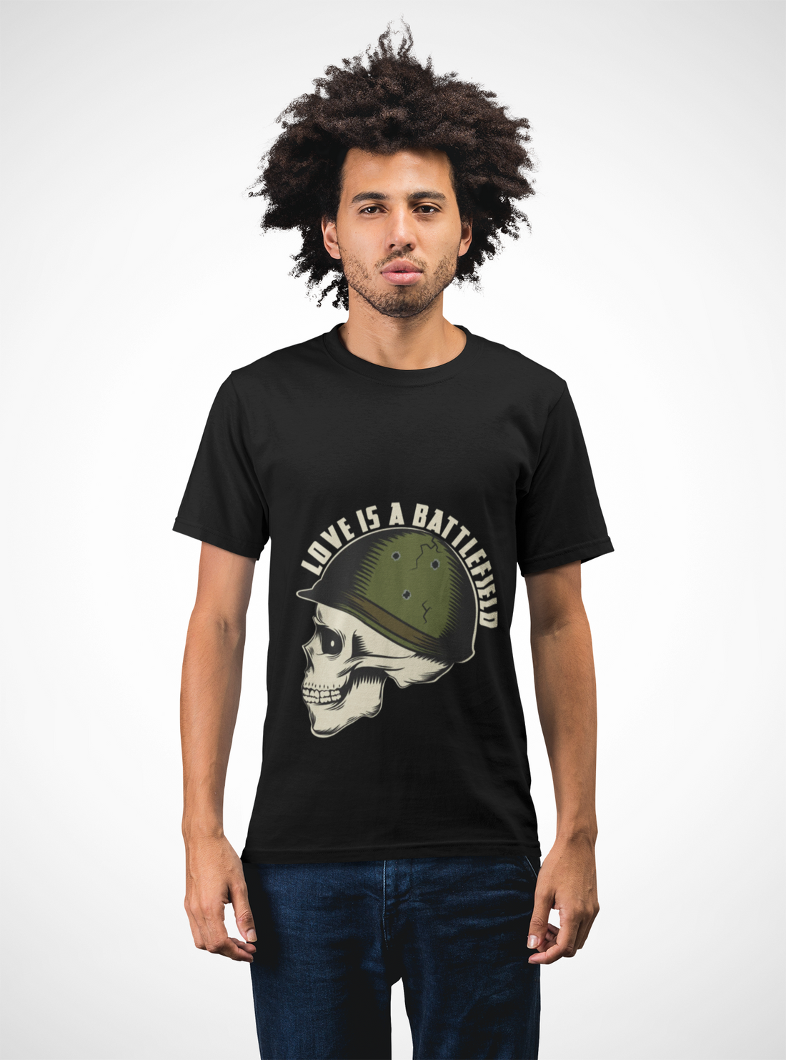 Love Is a Battlefield Skull Tee