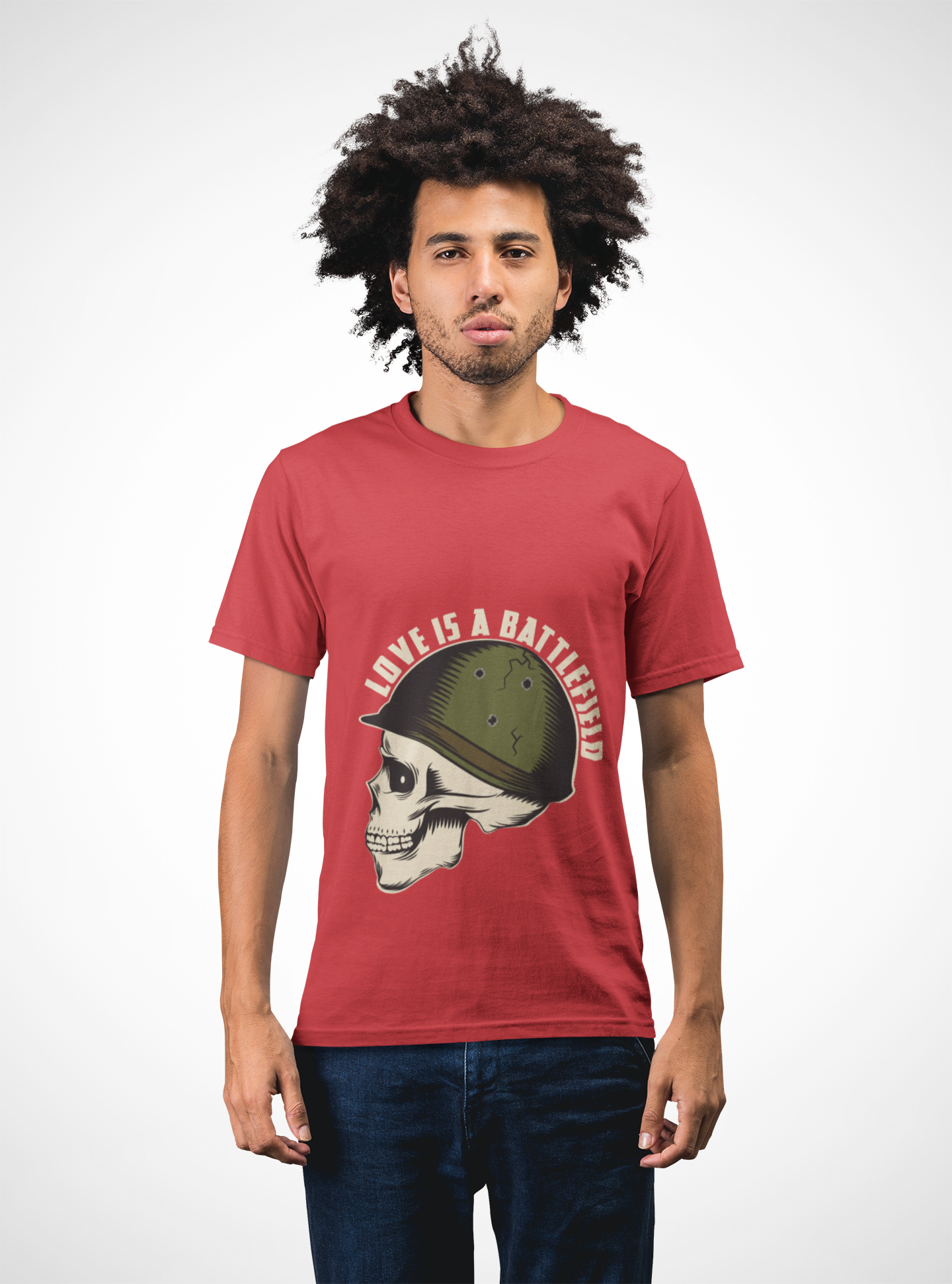 Love Is a Battlefield Skull Tee