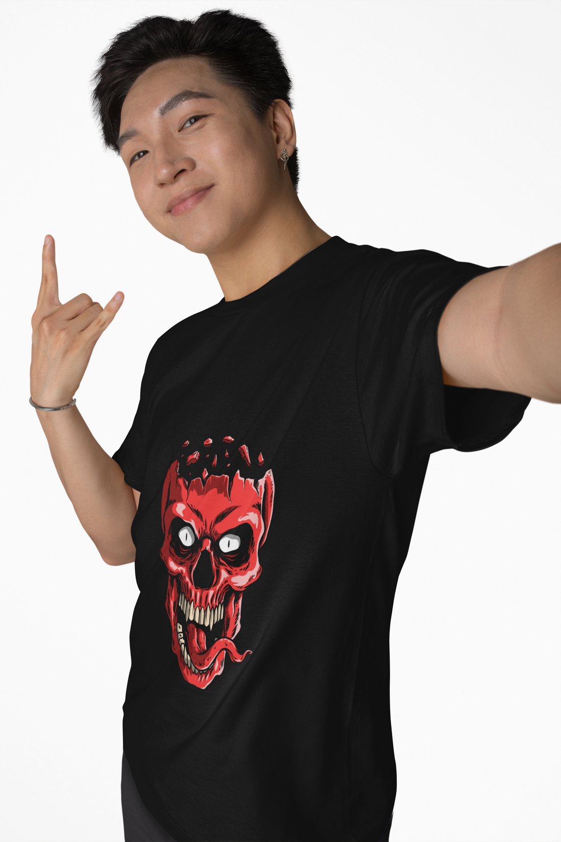Skull Crusher Red Graphic Tee