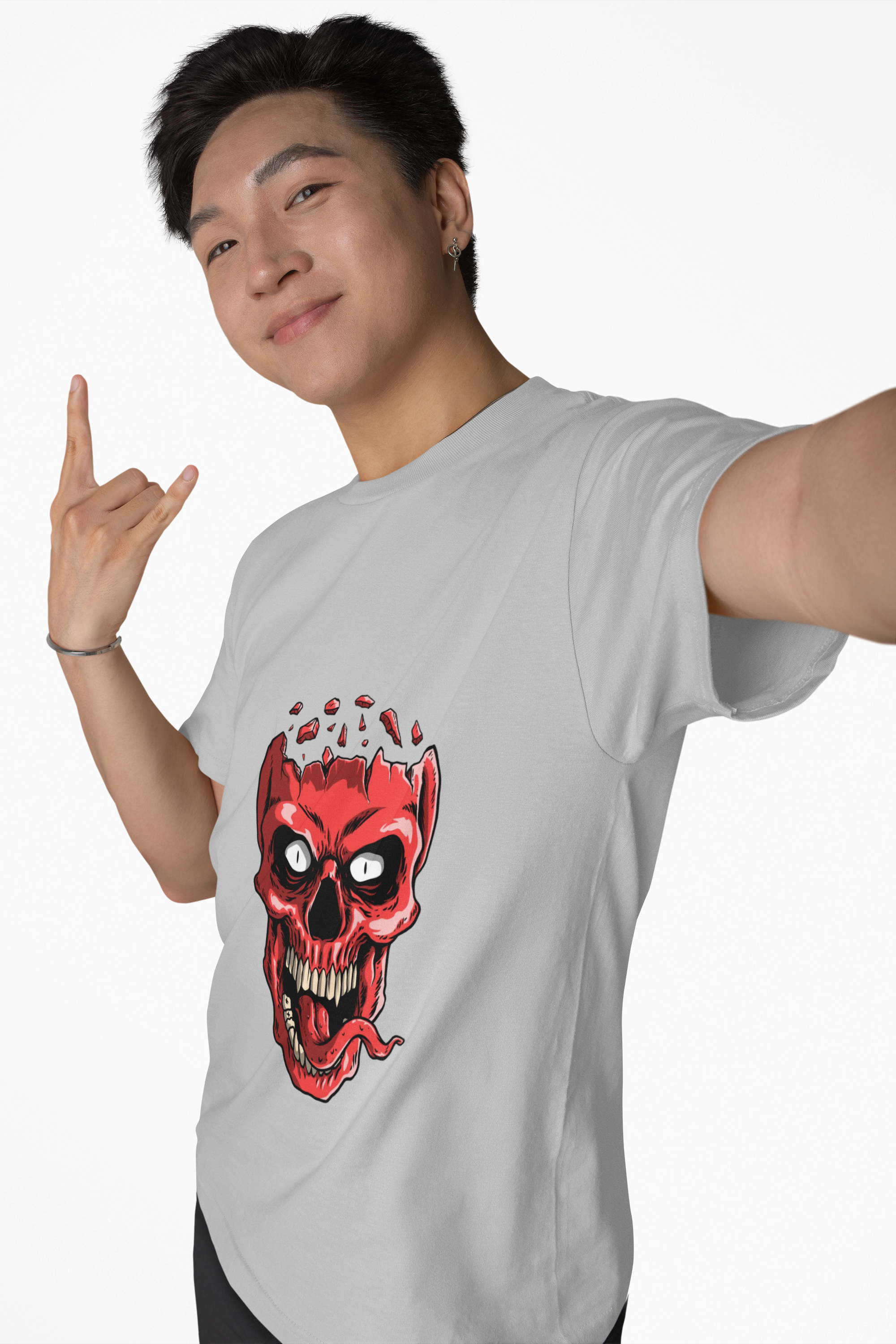 Skull Crusher Red Graphic Tee