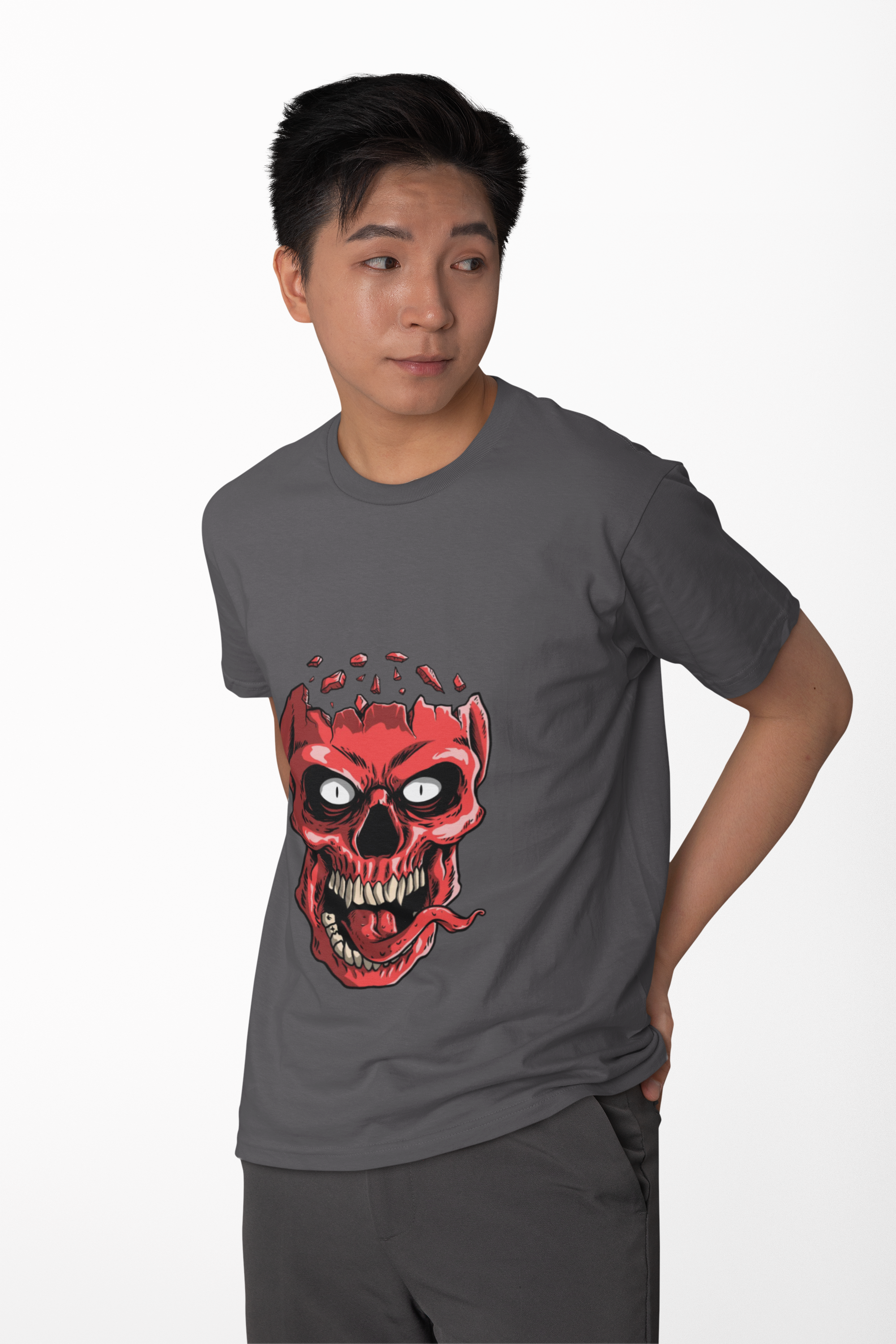 Skull Crusher Red Graphic Tee