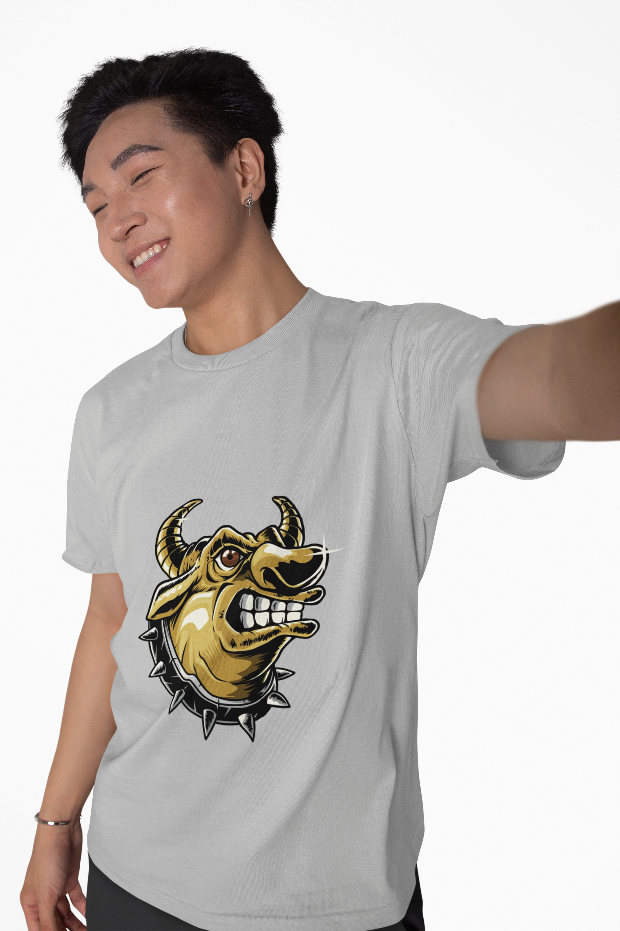 Fierce Bull Mascot Head Tee