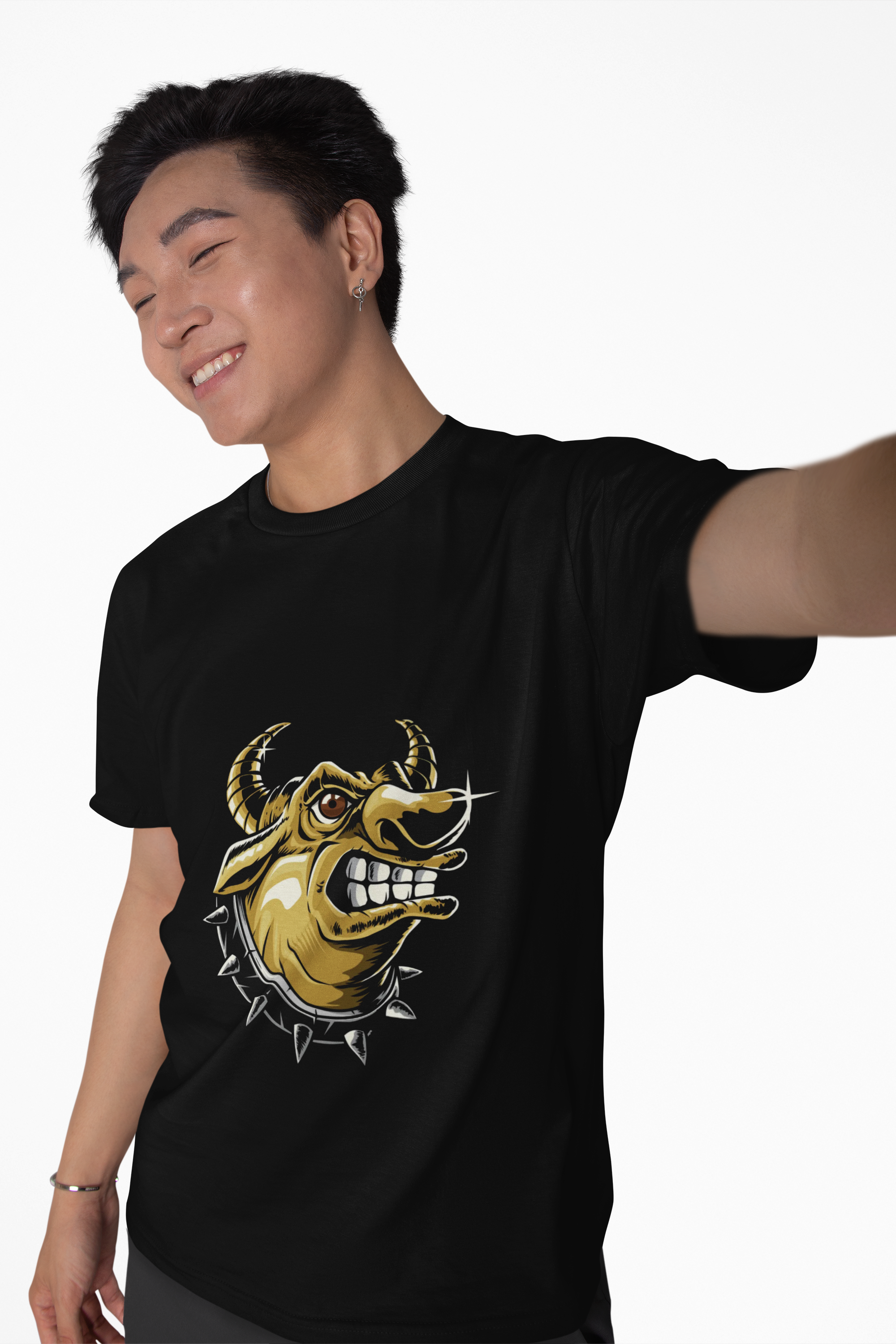 Fierce Bull Mascot Head Tee