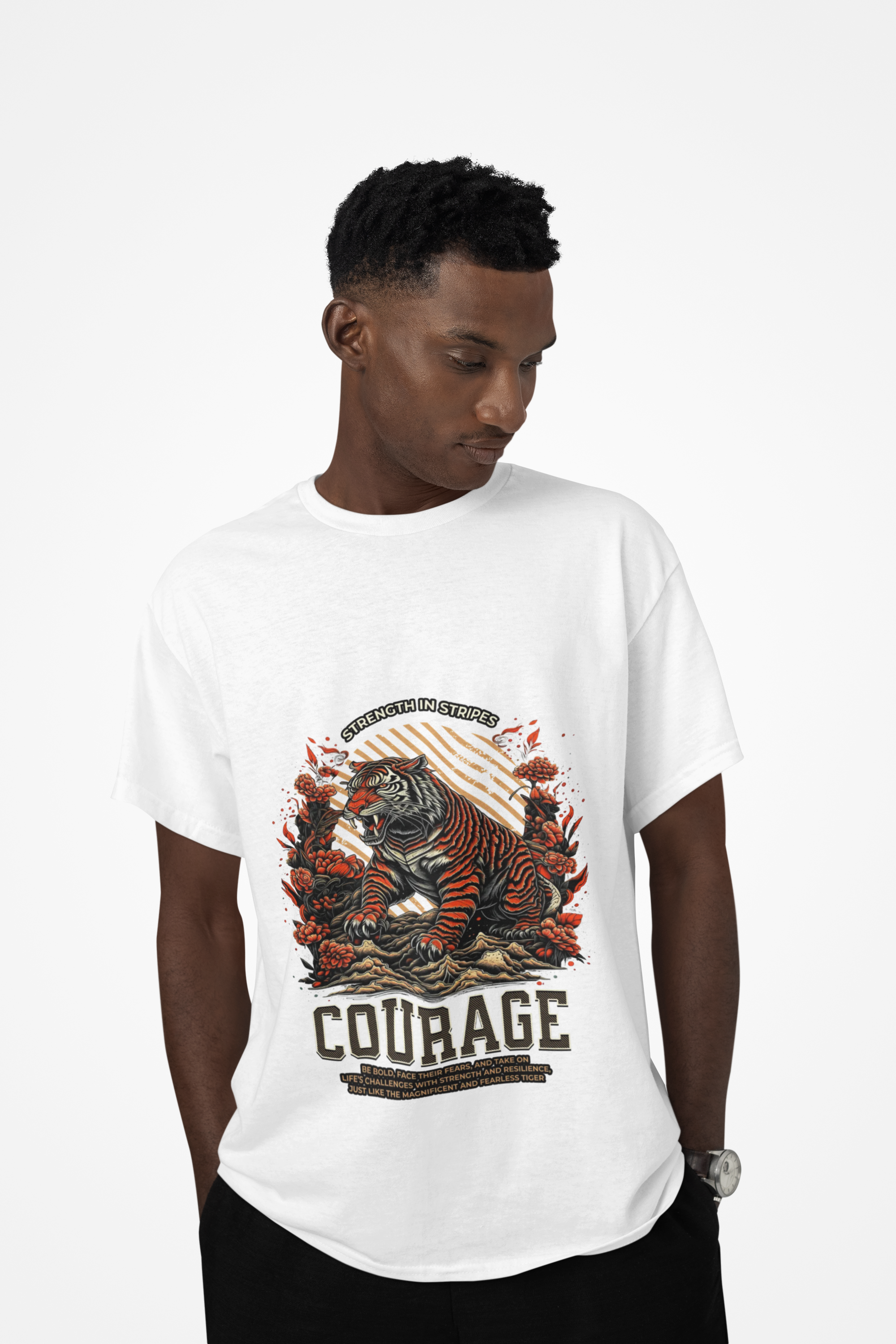 Courage Tiger Graphic Tee