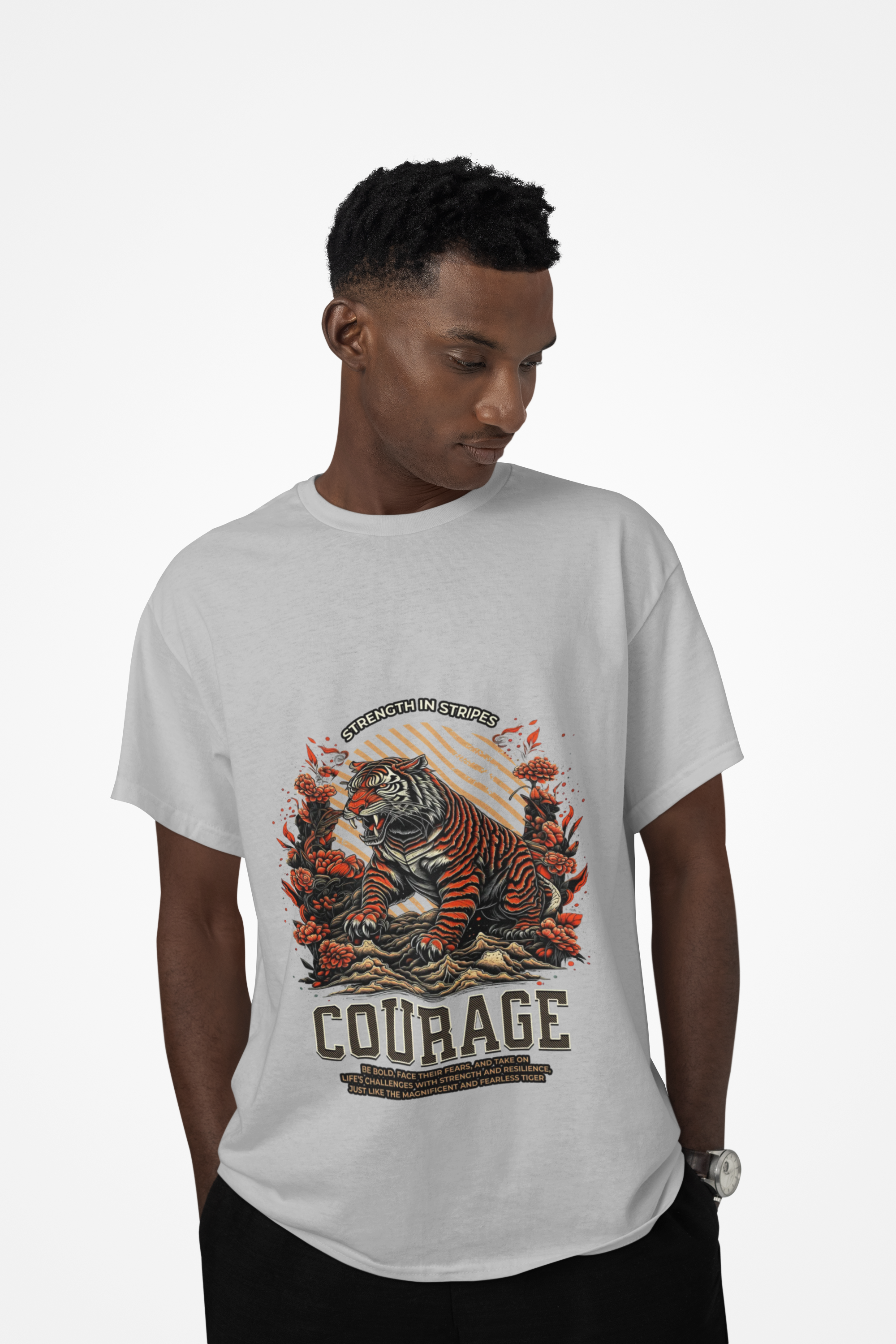 Courage Tiger Graphic Tee