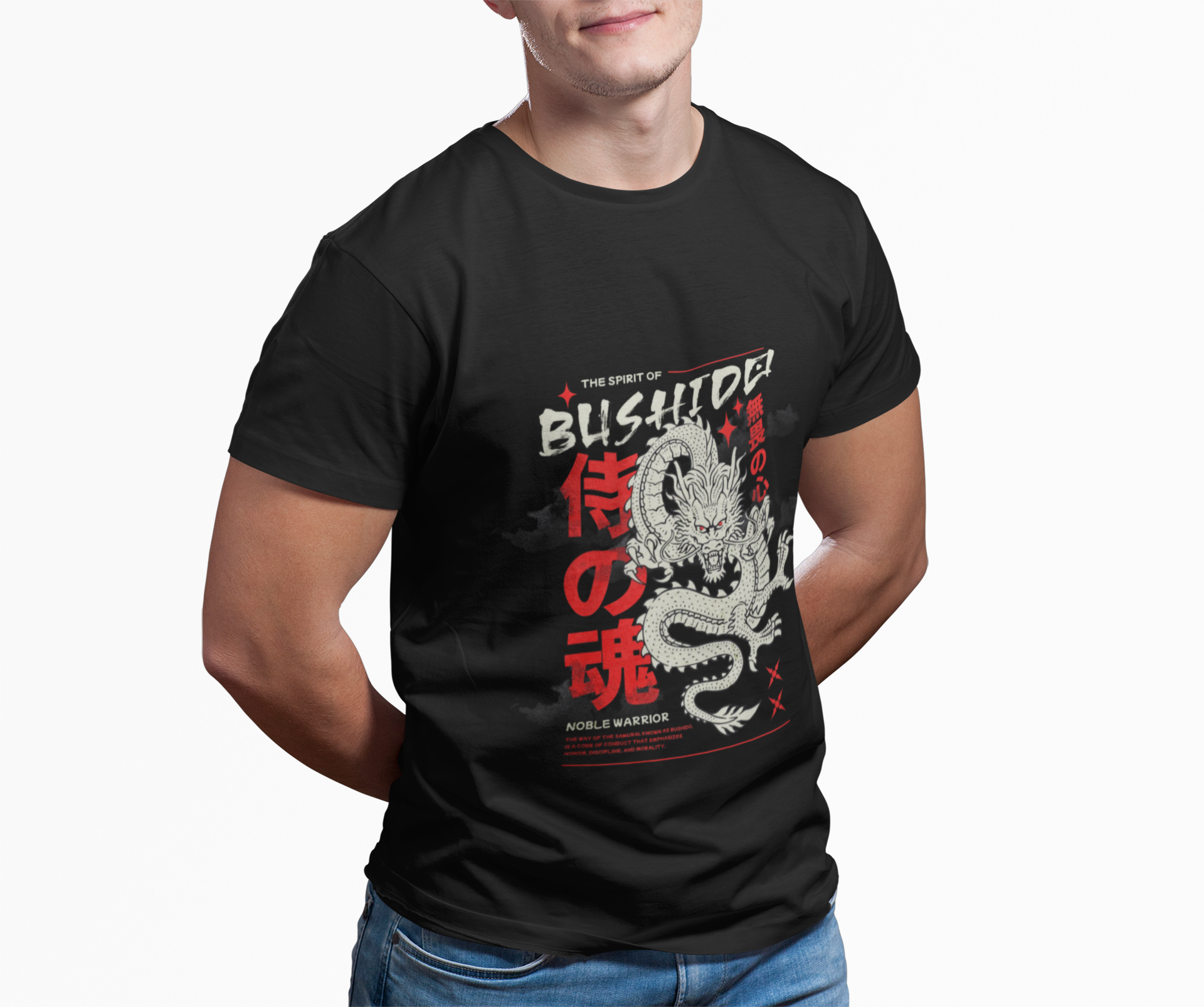 Bushido Samurai Soul Dragon Tee
