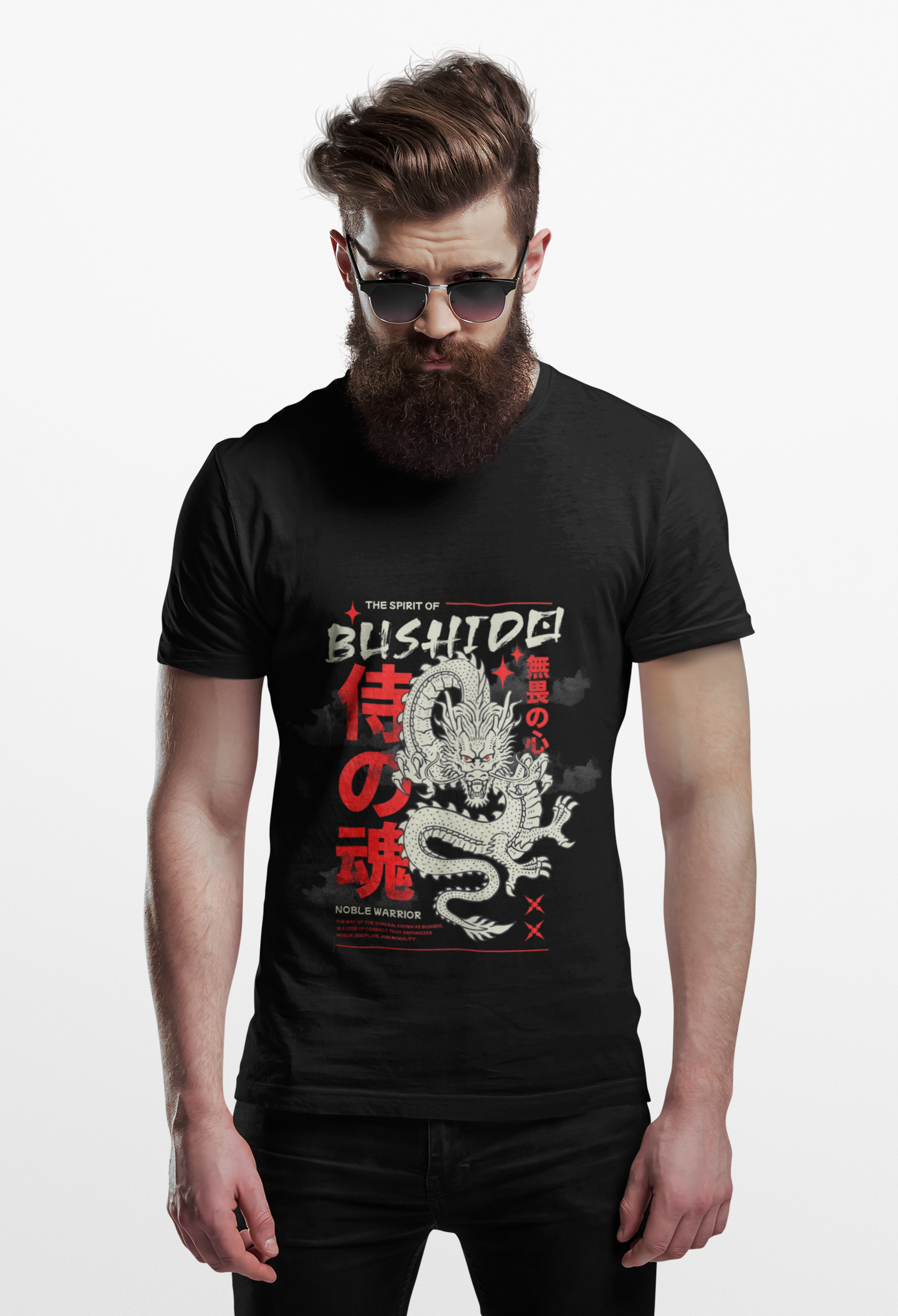 Bushido Samurai Soul Dragon Tee