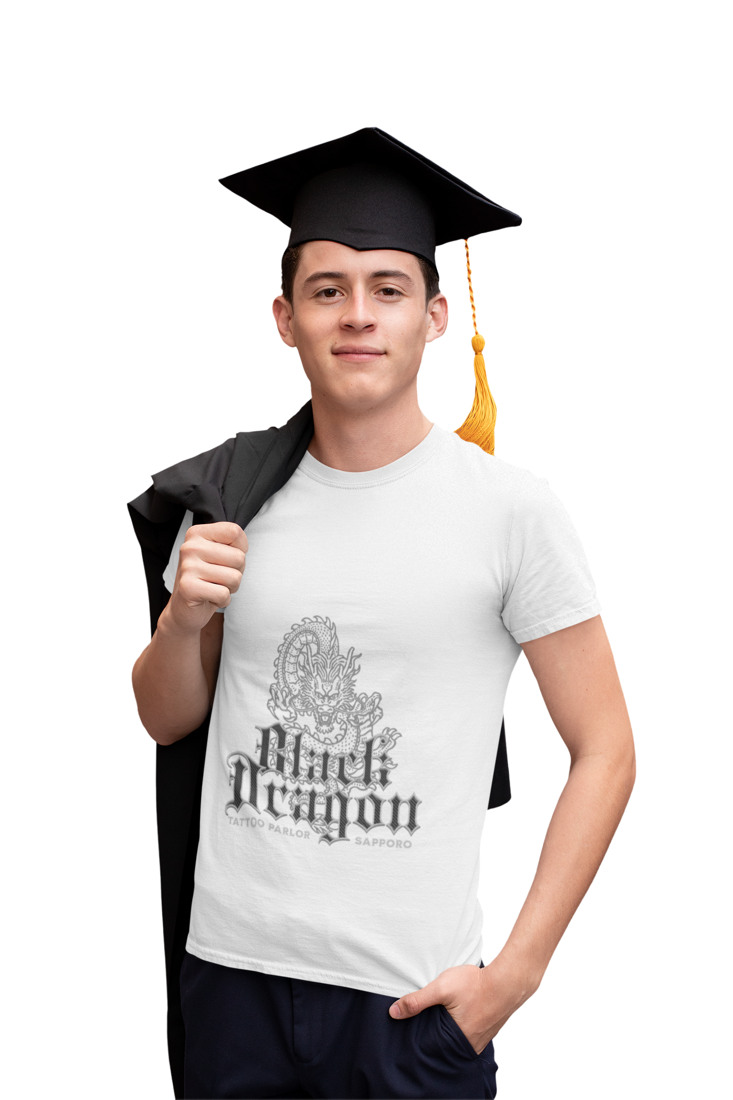 Black Dragon Gothic Tattoo Style Tee