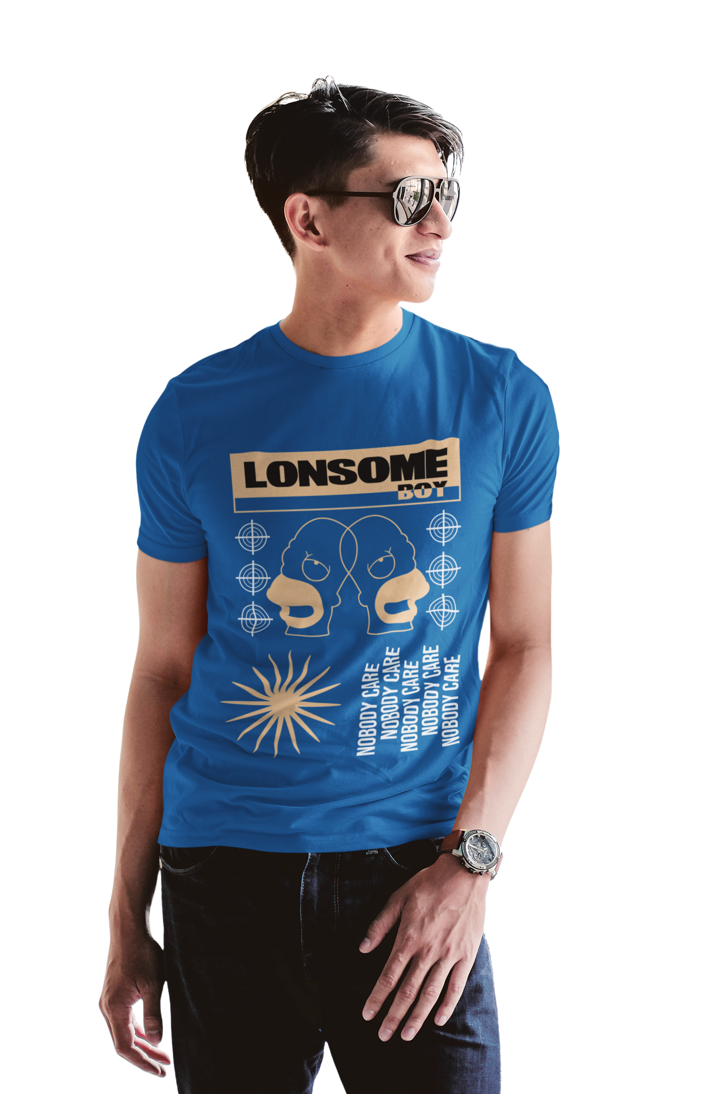 Lonsome Boy Nobody Cares Tee