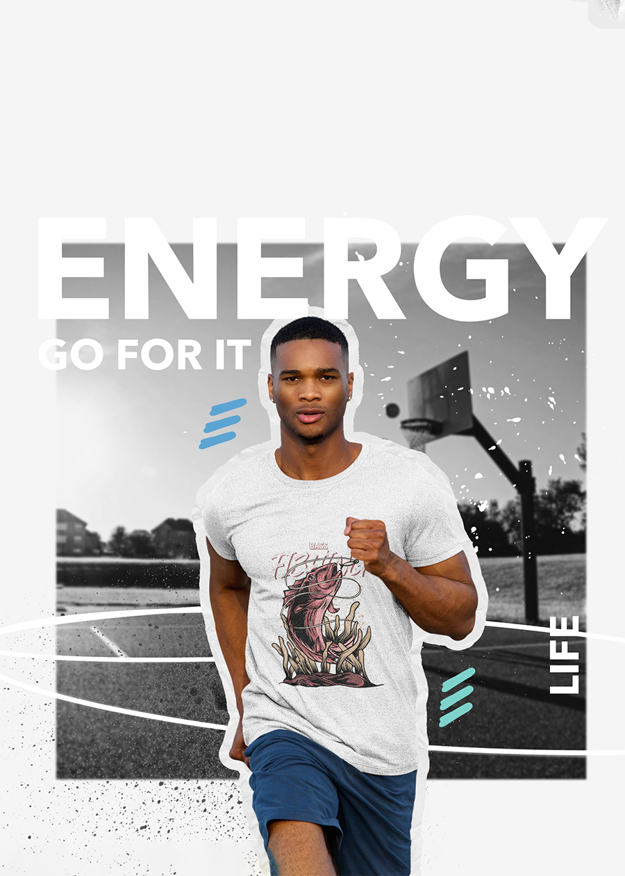 Fishing Bass Graphic Tee