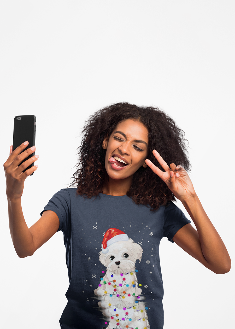 Christmas Puppy Graphic Tee
