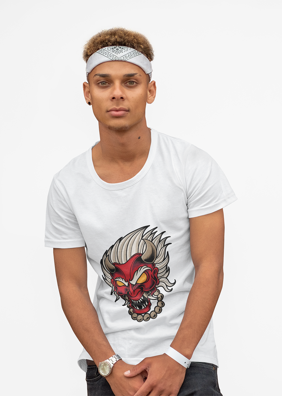 Demon Mask Skull Tee