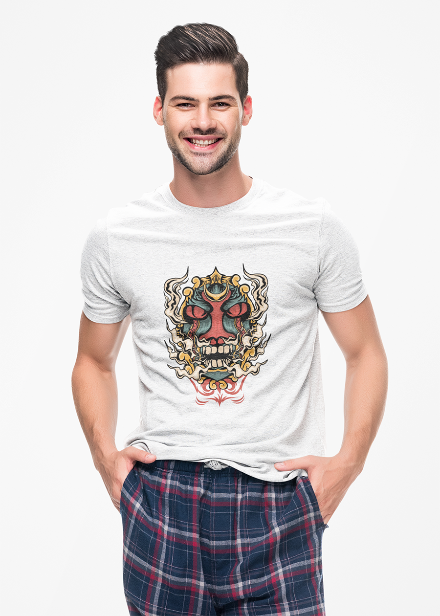 Demon Mask Graphic Tee