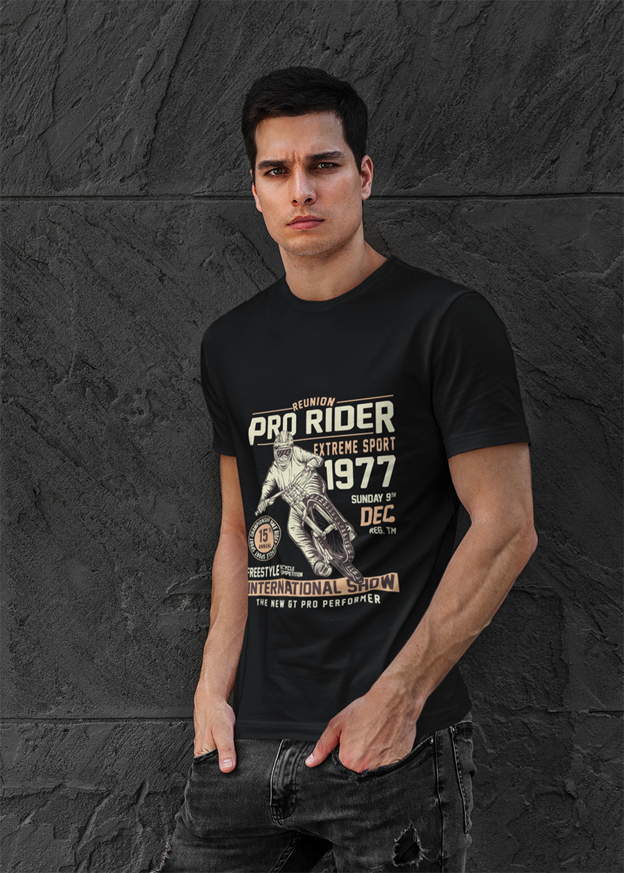 Pro Rider 1977 Vintage Motorcycle Tee