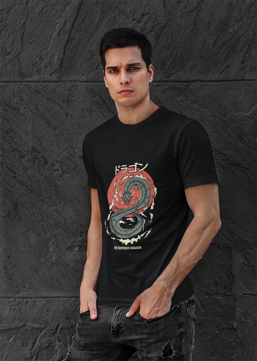 Dragon Yin-Yang Graphic Tee