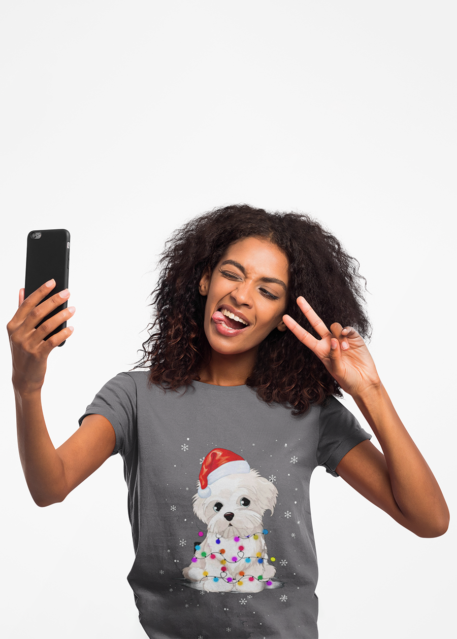 Christmas Puppy Graphic Tee