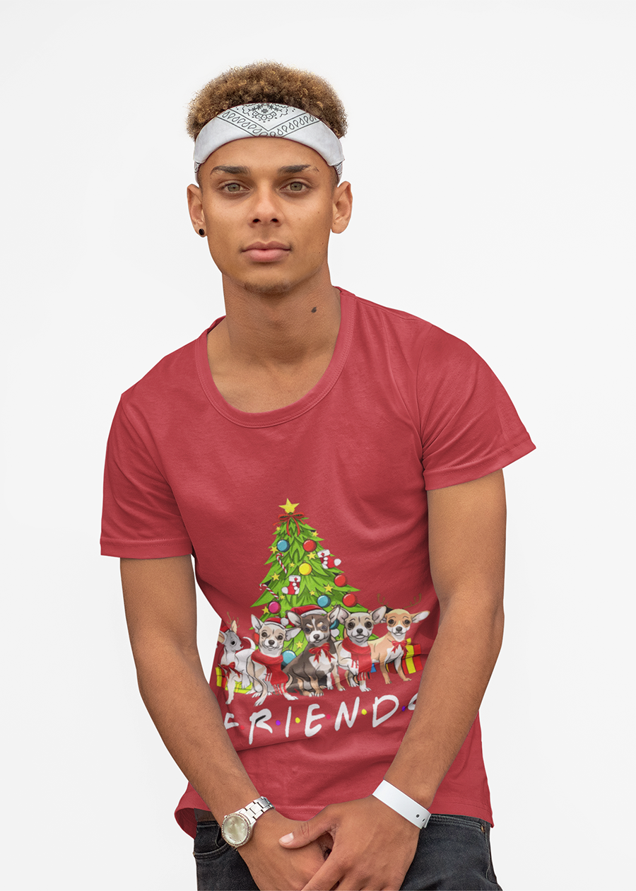 Christmas Dogs Friends Tee