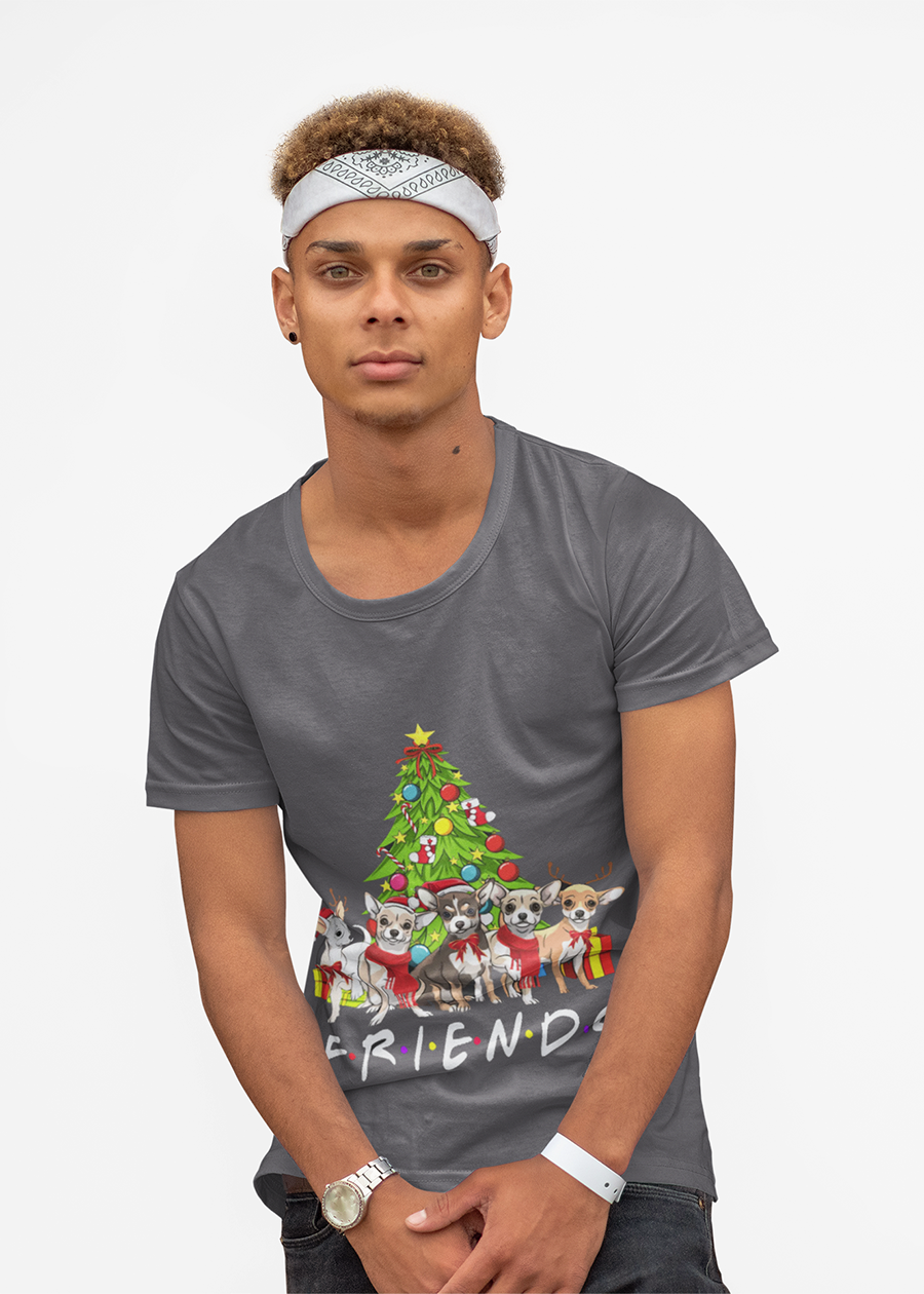 Christmas Dogs Friends Tee