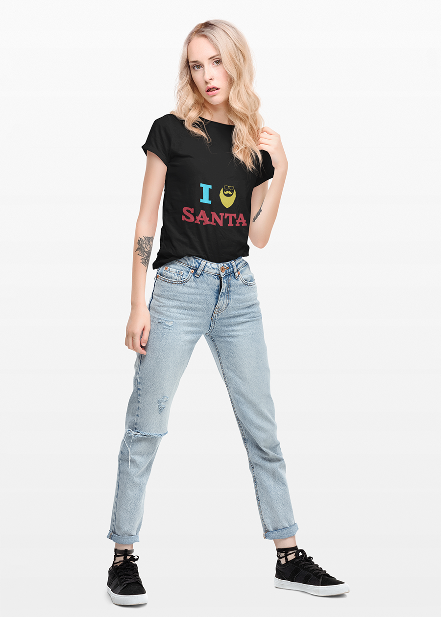 Funny Hipster Christmas Tee