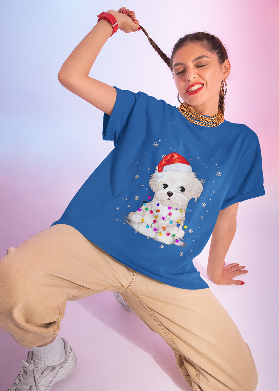 Christmas Puppy Graphic Tee