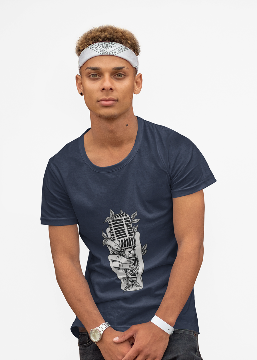 Microphone & Vines Tee