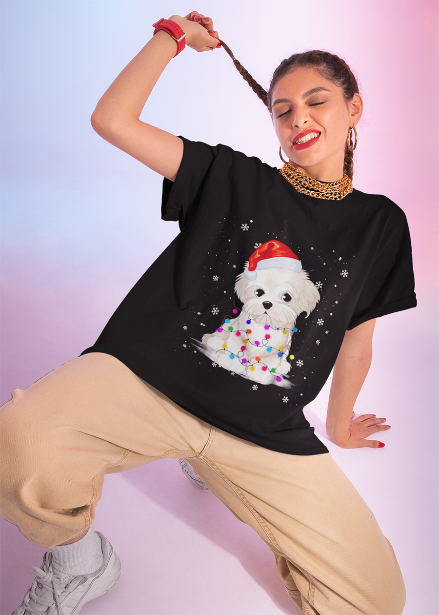 Christmas Puppy Graphic Tee
