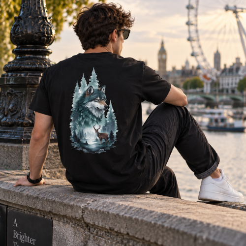 IRAYA Wolf and Deer Forest for Man