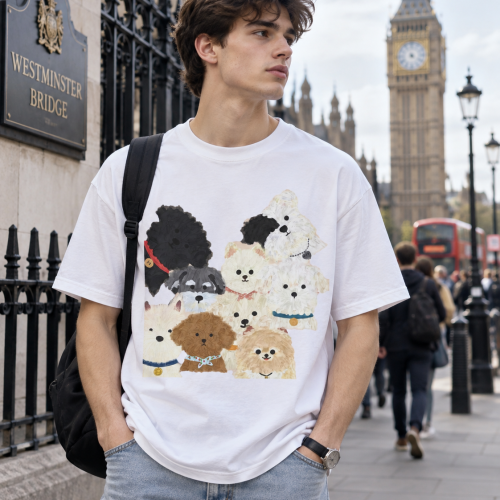 IRAYA Cute Fluffy Dogs  For Men