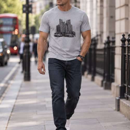 IRAYA Cityscape Vintage for Men